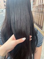 ブリックバイブレイス 千葉 千葉中央(brick by brace)&nbsp;千葉駅/着物ヘア/大人ガーリー/ダークアッシュ/似合わせカット