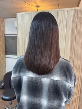 美容室 髪香 ハーブカラーで♪