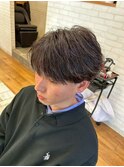 シャドウ×フェザーパーマ