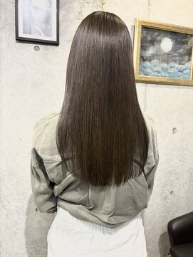 スプーノ 神楽坂(Spoonno) ナチュラルストレート×グレージュカラー