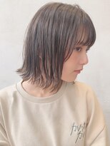 クオン 武蔵小杉(quon) 武蔵小杉/レイヤーボブ/ミルクティーベージュ/40代/ヘイリーボブ