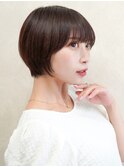 丸みショート×横顔美人×大人可愛いショート