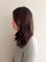 ふんわりレイヤースタイルのダークグレージュ☆ 担当川上功介