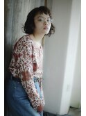 Chlom ☆束感オン眉シアーカーリーボブ　TEL 0364574337