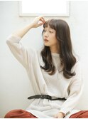大人かわいい小顔ロング×インナーカラーオレンジュvol.2