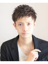 ノイセル(Noisyle)&nbsp;ワイルドアップバングサイドパートショートソフトツーブロック