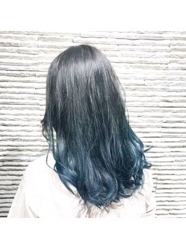 アクト 原宿(ACT) グレージュブルーカラー