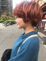 フロート 小阪店(float)&nbsp;オレンジブラウン_クールショート　ピンクグレージュ　ボブルフ