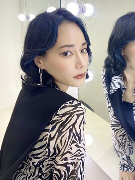 シンク オモテサンドウ(sync omotesando) ブルーフェイスフレーミング韓国ヘア