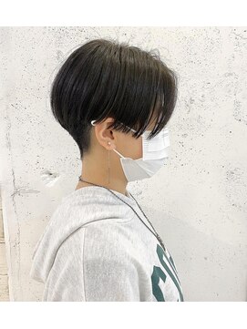 レンク(LENC) Coast.かりあげベリーショート×ジェンダーレス×ハンサム