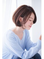 ラフ フロム ガーデン(Laf from GARDEN)&nbsp;【Laf　岡本聡美】ワンカール小顔愛されボブ///ピンクベージュ