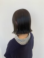 ビーヒアナウ N゜03 金沢駅西店(BE HERE NOW)&nbsp;【bob/切りっぱなし/olive color/olive beige】