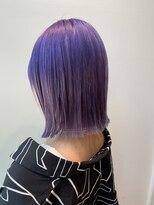 切りっぱなしボブミディアム外ハネヘイリーボブ