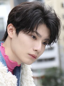 オーシャントーキョー 仙台(OCEAN TOKYO) ニュアンスセンターパート韓国ガイルヘア爽やか黒髪毛流れ