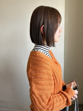 カノエ 山口矢原店(canoe) 艶髪/ボブヘア/髪質改善縮毛矯正/髪質改善/韓国風/韓国ヘア