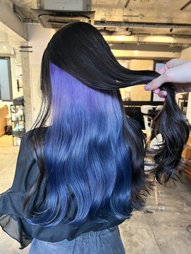 エインアンリー 明治神宮前(AIN.ANLY.) インナーカラー/デザインカラー/ハイトーンカラー/ダブルカラー