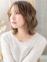 カバーヘア ブリス 北浦和(COVER HAIR bliss) くせ毛風ラフカール透け感ミディアムウルフ!