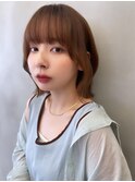 レイヤーカット/ボブ/髪質改善/チェリーブラウン