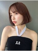 ワンカールで作る韓国ボブ シースルーバング×タンバルモリ