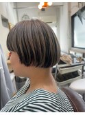ハイコントラストマッシュボブ