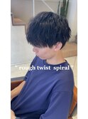 ナチュラルマッシュ×ラフツイストスパイラル