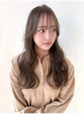 ゆるふわロング×ミルクティーベージュ　ブリーチなし