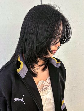 ノラ ウメダ(NORA UMEDA) 大人可愛い顔周りレイヤーカットミディアム似合わせ小顔ヘア梅田