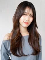 エインアンリー 明治神宮前(AIN.ANLY.)&nbsp;◎デジタルパーマくびれカットコテ巻き風パーマ縮毛矯正韓国風