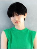 黒髪コンパクトショート