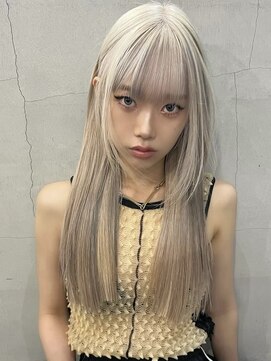 ラキング ギンザ トウキョウ(LAKING GINZA) くびれヘア/アプリコットオレンジ/夏/ハイライトカラー[銀座駅]