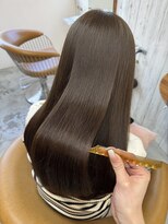 ロンドアジュール 横浜(Lond azur)&nbsp;暗めカラー/韓国風巻き/レイヤーカット/髪質改善/縮毛矯正/横浜