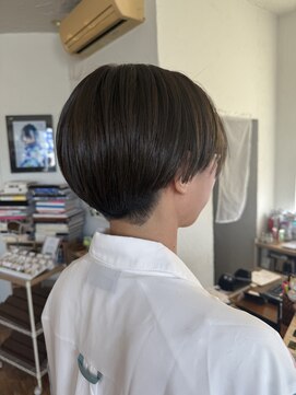 ヘアスタジオ ブリエ(HAIR STUDIO BRILLER) 2025 刈り上げハンサムショート×オリーブブラウン