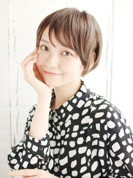 ロア ミオ 仙台駅前(Loa mio)の写真/忙しい朝でも楽にまとまると人気♪360度どこから見てもキレイなシルエットで自分史上一番の大人ショートに