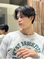 ポーチバイハニー オモテサンドウ(PORCH by HONEY omotesando)&nbsp;フェザーパーマショートセンターパートニュアンスパーマ3