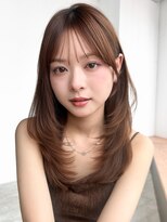 アルバム 渋谷パルコ(ALBUM)&nbsp;フェイスフレーミング前髪カット顔周りレイヤーロング_F21068