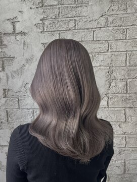 プライズ 池袋店(prize) ブリーチダブルカラー透明感アッシュグレージュブリーチカラー