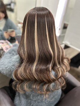 グランディールヘアデザイン(grandir hairdesign) ナチュラルハイライト！-Yurika-