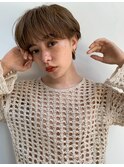 ナチュラルに決まるマッシュボブ