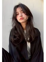 ミシェリー(misherry) バタフライカット/アンニュイ/アースカラー/小顔ロングレイヤー