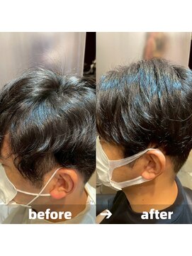 エノア 青山(ENORE) メンズ縮毛矯正/曲がる縮毛矯正/メンズ髪質改善/メンズカット