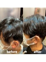 エノア 青山(ENORE) メンズ縮毛矯正/曲がる縮毛矯正/メンズ髪質改善/メンズカット