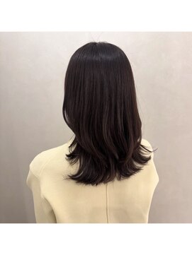 アンドワン 自由が丘(&ONE) 【&ONE 自由が丘】ピンクブラウン×くびれヘア