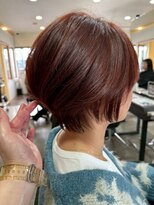 ヴィスト バイ レボ(VIST by REVO) ピンクベージュ/アンブレラカラー/クールショート/前髪/新松戸