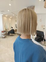 カムバイネオリーブ 溝の口店(Cam by neolive) ☆ダブルカラー・ホワイトベージュ・ミニボブ☆