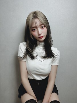 テーラヘアー 我孫子店(TELA HAIR) ミルクティー×ブラック【我孫子】＜20代30代40代50代＞