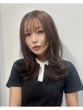 アンドリルム 梅田(&Lillme) 似合わせ大人ミディアムレイヤー20代30代