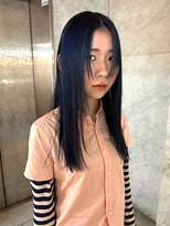 リアン(Lien) 艶髪ネイビーブラック/ストレート/レイヤーカット