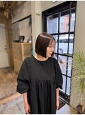 切りっぱなしボブ