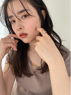 スー 自由が丘(suu) 30代40代50代ミディアム/ニュアンスパーマ/髪質改善/白髪ぼかし