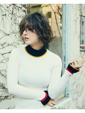 グッデイ ヘアー(GOOD DAY HAIR) センターパート ボルドー クラシカル ワンレン 大人ボブ 下北沢